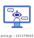 AIチャットボット デスクトップ 101378668
