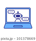 AIチャットボット ノートパソコン 101378669