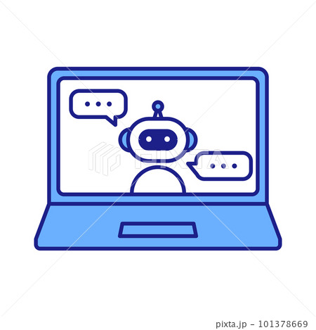 AIチャットボット ノートパソコン 101378669