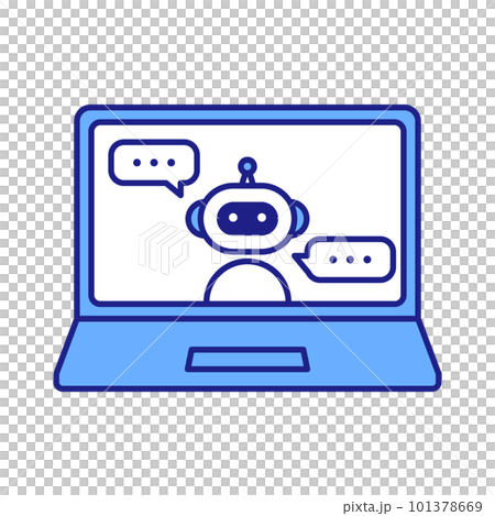 AIチャットボット ノートパソコン 101378669