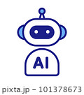 AIチャットボットのイメージイラスト 101378673