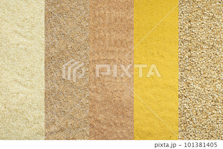 Various grain cereals banner 101381405