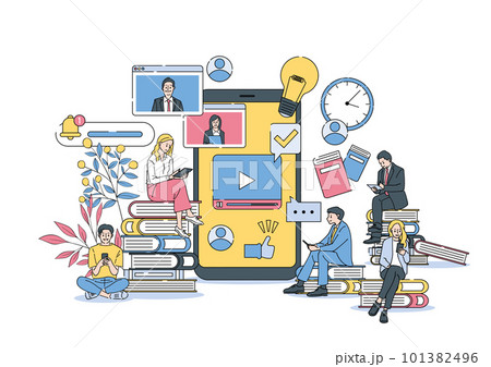 人物 ビジネスおしゃれイラスト素材 人物 ビジネスおしゃれイラスト素材 101382496