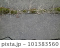 ひび割れたアスファルトの道路 101383560