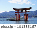 海上に立つ大鳥居 101386167