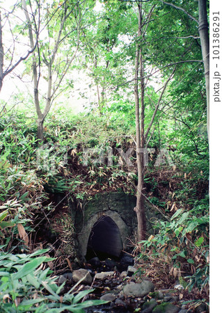 定山渓鉄道　簾舞－豊滝　暗渠 101386291