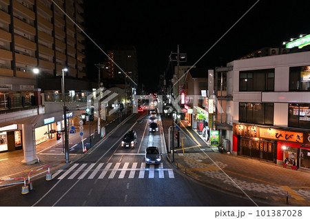 東松山駅　東口の風景　埼玉県東松山市　東武東上線 101387028