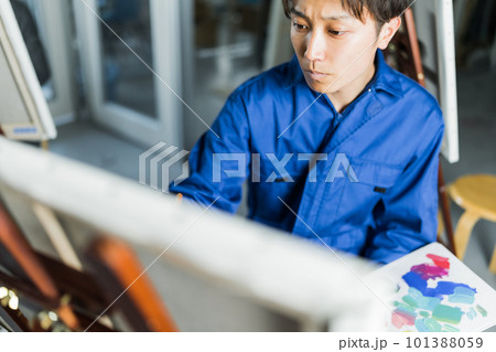 つなぎを着た人 つなぎを着た人 101388059