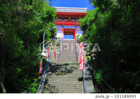 【和歌山県】晴天の紀州東照宮(侍坂と楼門) 【和歌山県】晴天の紀州東照宮(侍坂と楼門) 101389095