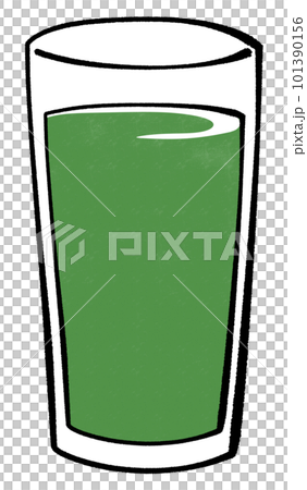 Illustration of green juice Illustration of green juice 101390156