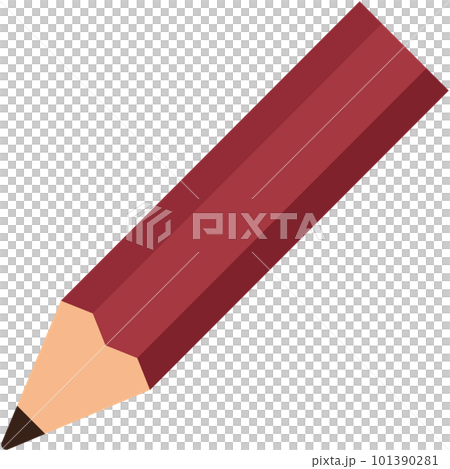 Illustration of a simple pencil (brown) Illustration of a simple pencil (brown) 101390281