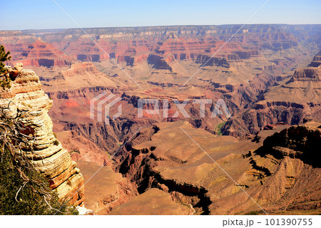 Hazy Blue Sky Grand Canyon Arizona Hazy Blue Sky Grand Canyon Arizona 101390755
