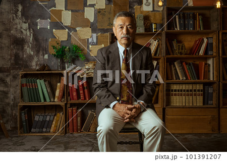 シニア男性ポートレート 101391207