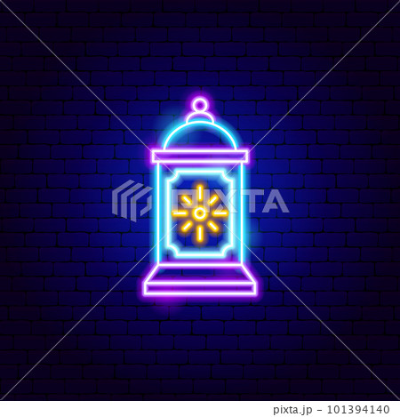Lantern Arabian Ramadan Neon Sign 101394140
