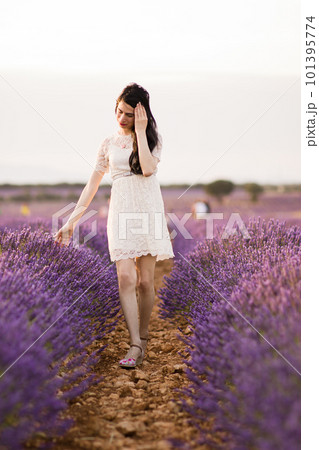transgender woman enjoy the lavender camps from Brihuega Guadalajara. lifestuyle transgender woman enjoy the lavender camps from Brihuega Guadalajara. lifestuyle 101395774