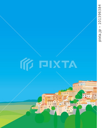 トーディ　todi　ウンブリア　umbria　イタリア　italia　丘の上の小都市 101396384