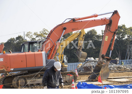 工事現場 工事現場 101397095