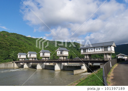 足羽川頭首工 足羽川頭首工 101397189