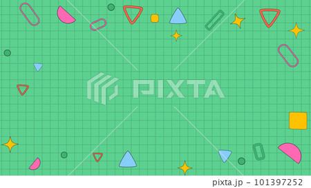 メンフィス柄背景　 101397252