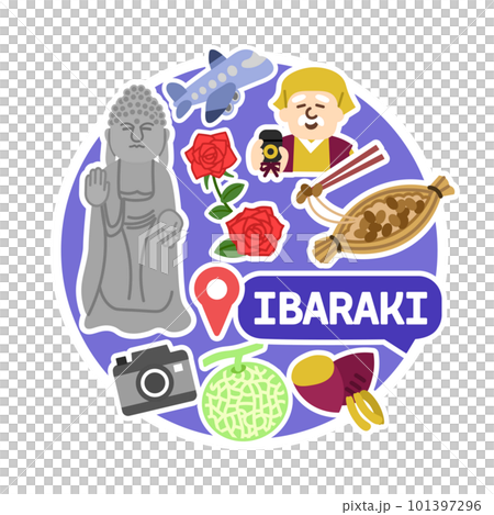 Ibaraki icon No line Circle 101397296