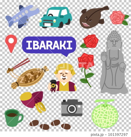 Ibaraki icon no line 101397297