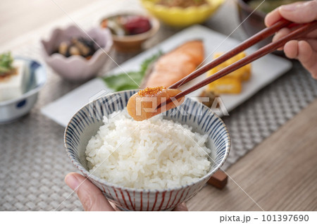 美味しそうな和風朝食　健康的な朝食 101397690