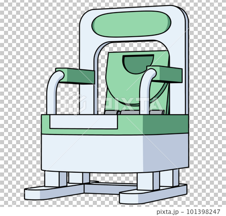 斜めから見たポータブルトイレのイラスト 101398247