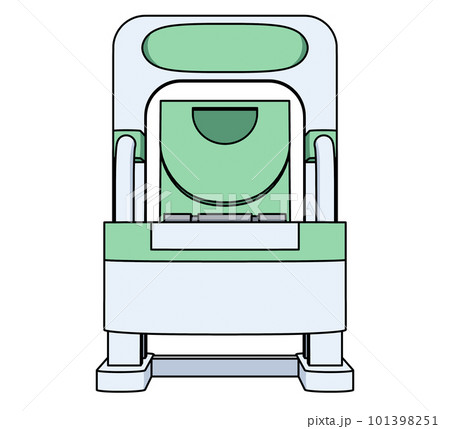 正面から見たポータブルトイレのイラスト 正面から見たポータブルトイレのイラスト 101398251