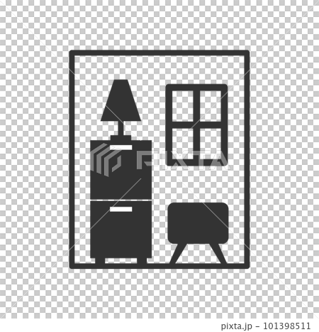 interior logo template. Icon Illustration Brand Identity. Isolated and flat illustration. Vector graphic 101398511