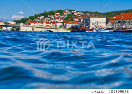 Trogir UNESCO world heritage site panoramic view in Dalmatia, Croatia, tourist destination Trogir UNESCO world heritage site panoramic view in Dalmatia, Croatia, tourist destination 101399688
