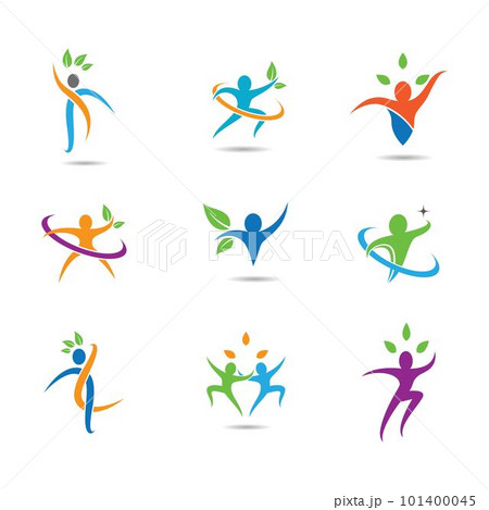 Wellnes symbol vector icon 101400045