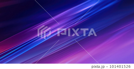 Abstract High Tech Background with Light Stream on Blue 101401526