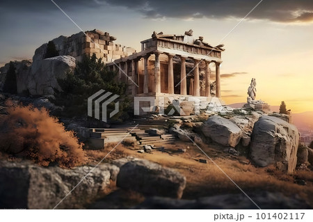 Download wallpaper lights, Greece, The Parthenon, Athens, The Acropolis,  section city in resolution 2800x1480