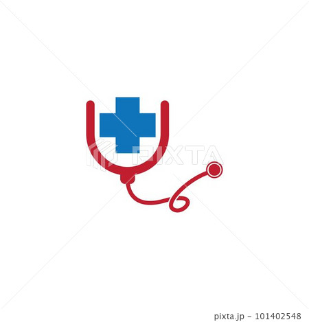 Medical cross vector icon 101402548