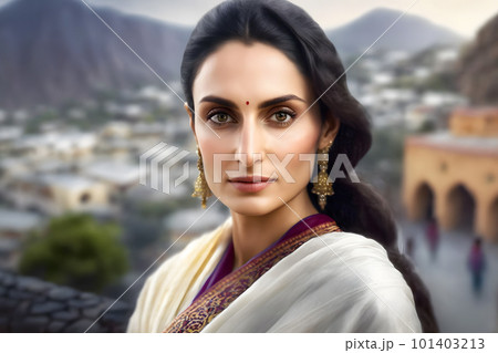 iranian woman portrait. Neural network AI generated art iranian woman portrait. Neural network AI generated art 101403213
