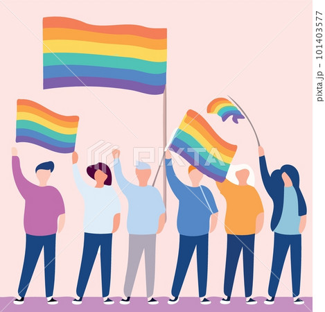 lgbt pride day and month gay parade 101403577