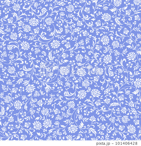 美しく使いやすいベクター更紗柄, 101406428