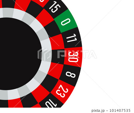 Roulette wheel with numbers. Casino background. Illustration, vector Roulette wheel with numbers. Casino background. Illustration, vector 101407535