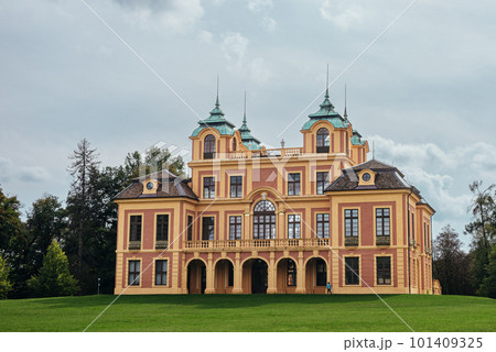 Favorite Castle Is The Oldest German Porcelain Castle Near The Village Of Förch Near Rastatt. Germany, Baden-Wuerttemberg. Favorite Palace At Ludwigsburg, Germany, Favorite Castle Is The Oldest German Porcelain Castle Near The Village Of Förch Near Rastatt. Germany, Baden-Wuerttemberg. Favorite Palace At Ludwigsburg, Germany, 101409325