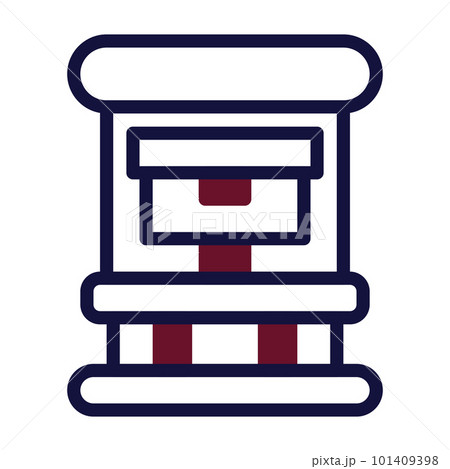 military icon duotone maroon navy style illustration vector army element and symbol perfect. military icon duotone maroon navy style illustration vector army element and symbol perfect. 101409398