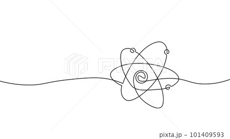 Atom structure science sign. E-learning distance graduate online concept. Low poly 3D render physics chemistry design banner template. Internet education course degree vector illustration 101409593