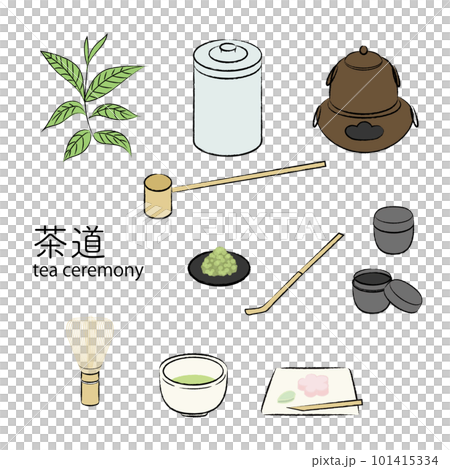 插圖集茶道用具無名稱 101415334
