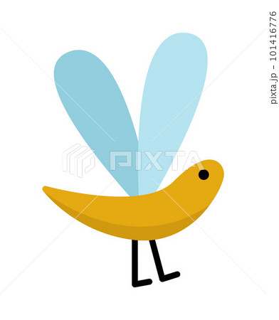 Vector insect icon. Cute woodland or farm fly isolated on white background. Sweet forest or garden bug illustration for kids. Vector insect icon. Cute woodland or farm fly isolated on white background. Sweet forest or garden bug illustration for kids. 101416776