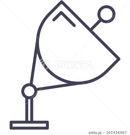 5g cellular antenna icon line vector illustration 101416987
