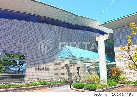 蟹江町、蟹江町図書館の風景 101417496