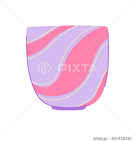 summer flower pot cartoon vector illustration 101418291