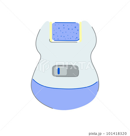 woman callus remover cartoon vector illustration 101418320