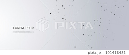 Polygonal abstract shapes. Vector connection structure. Connected dots and lines design. Vector technology illustration 101418481