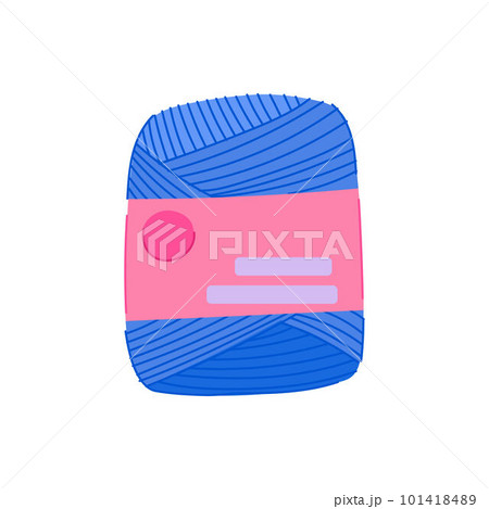 color yarn wool cartoon vector illustration 101418489