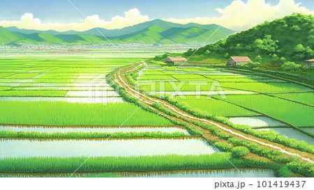 田園風景　Generative AI 101419437